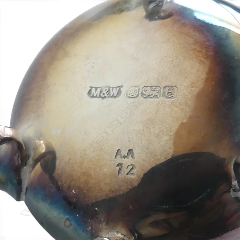 PR STG SILVER MUSTARD POTS & SALT 156gms Image 1++