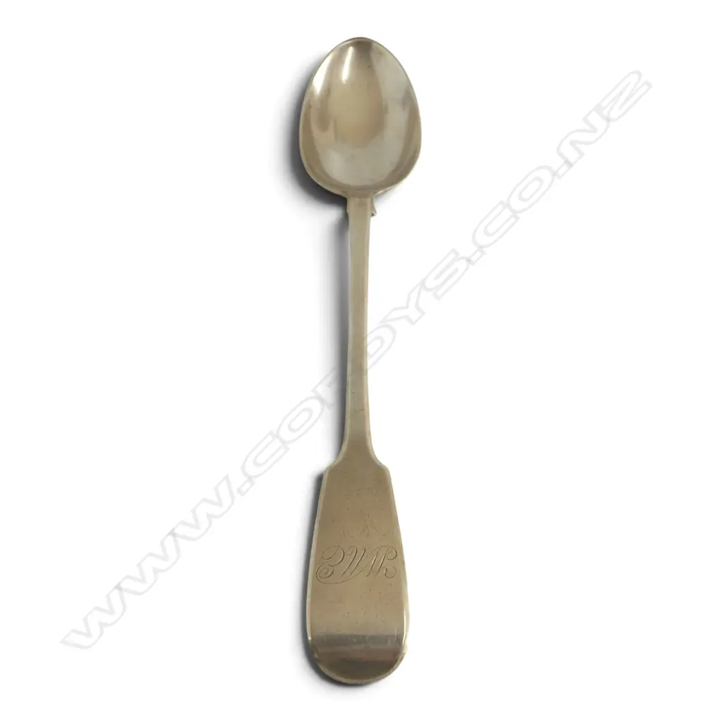 GEORGIAN STG SILVER PIE SPOON, CHAWNER & CO, LONDON 1842, 165gms Image 1++