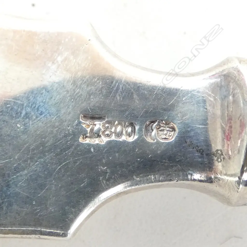PR 800 SILVER ITALIAN FISH SERVERS TOTAL WEIGHT 271.6GMS Image 1++