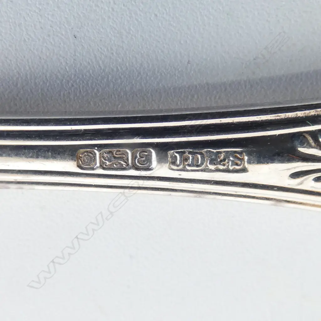 6 STG SILVER SOUP SPOONS, JAMES DIXON & SONS LTD, SHEFFIELD 1979 L.185mm 474gms  Image 1++