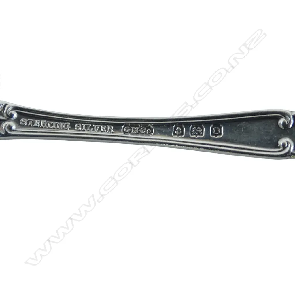 CASET SET OF 6 STG SILVER SPOONS 93gms Image 1++