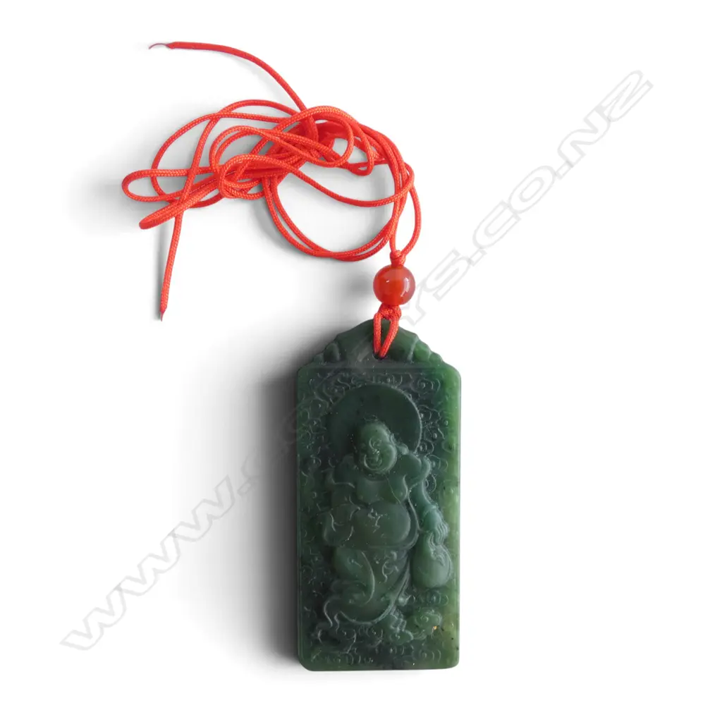 ORIENTAL PENDANT NECKLACE 65x30mm Image 1++