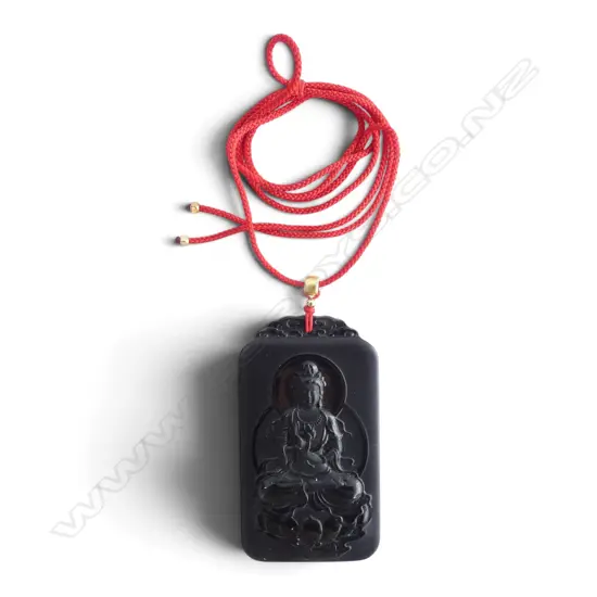 ORIENTAL PENDANT NECKLACE 70x40mm