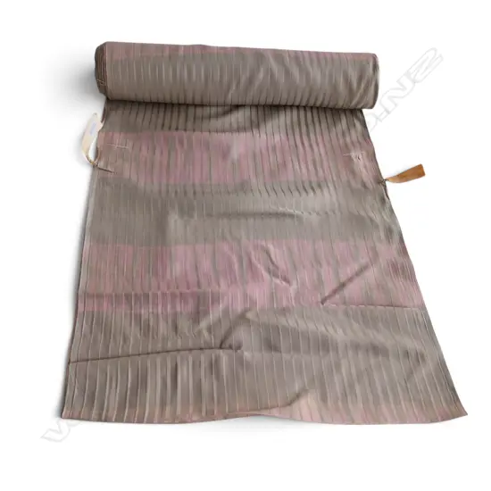Unused 1980's NISHIJIN TEXTILE (Kyoto) JAPANESE SILK ROLL. L.12m. W.360mm. New old stock