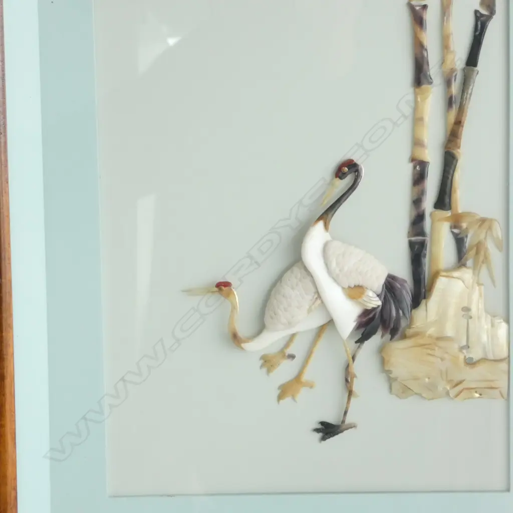 2 ORIENTAL ARTWORKS 610x360, 450x650mm overall sizes Image 1++