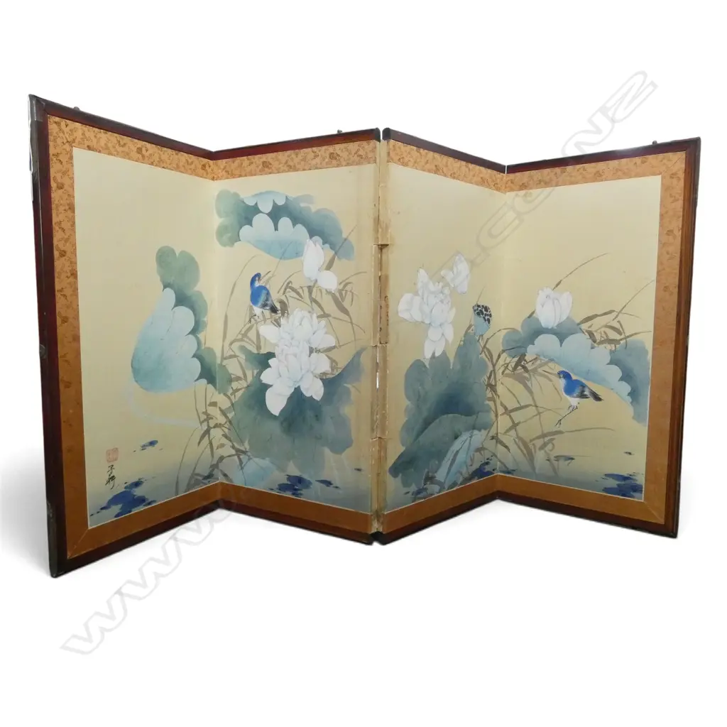 ORIENTAL 4 PANEL SCREEN H.620mm (AF) Image 1++