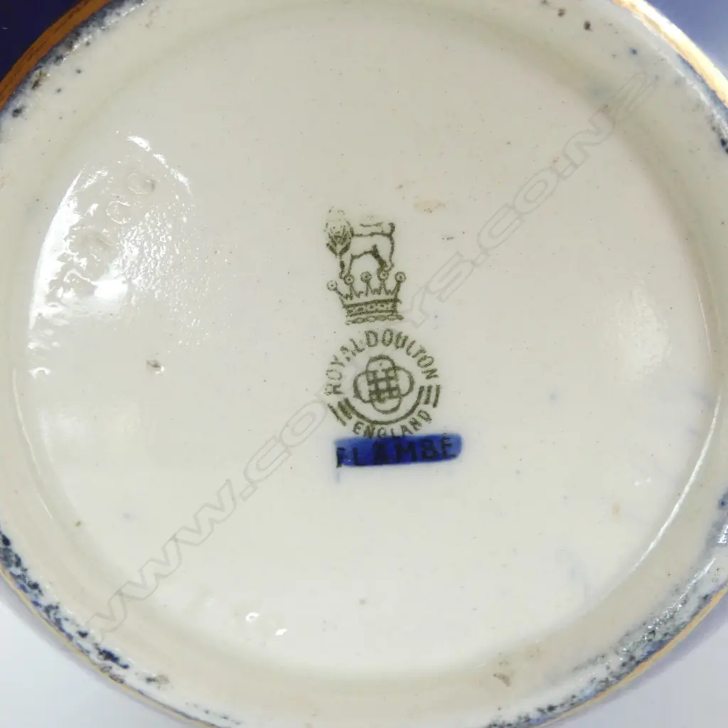 ROYAL DOULTON BLUE CHILDREN LRG VASE, H.175mm Image 1++
