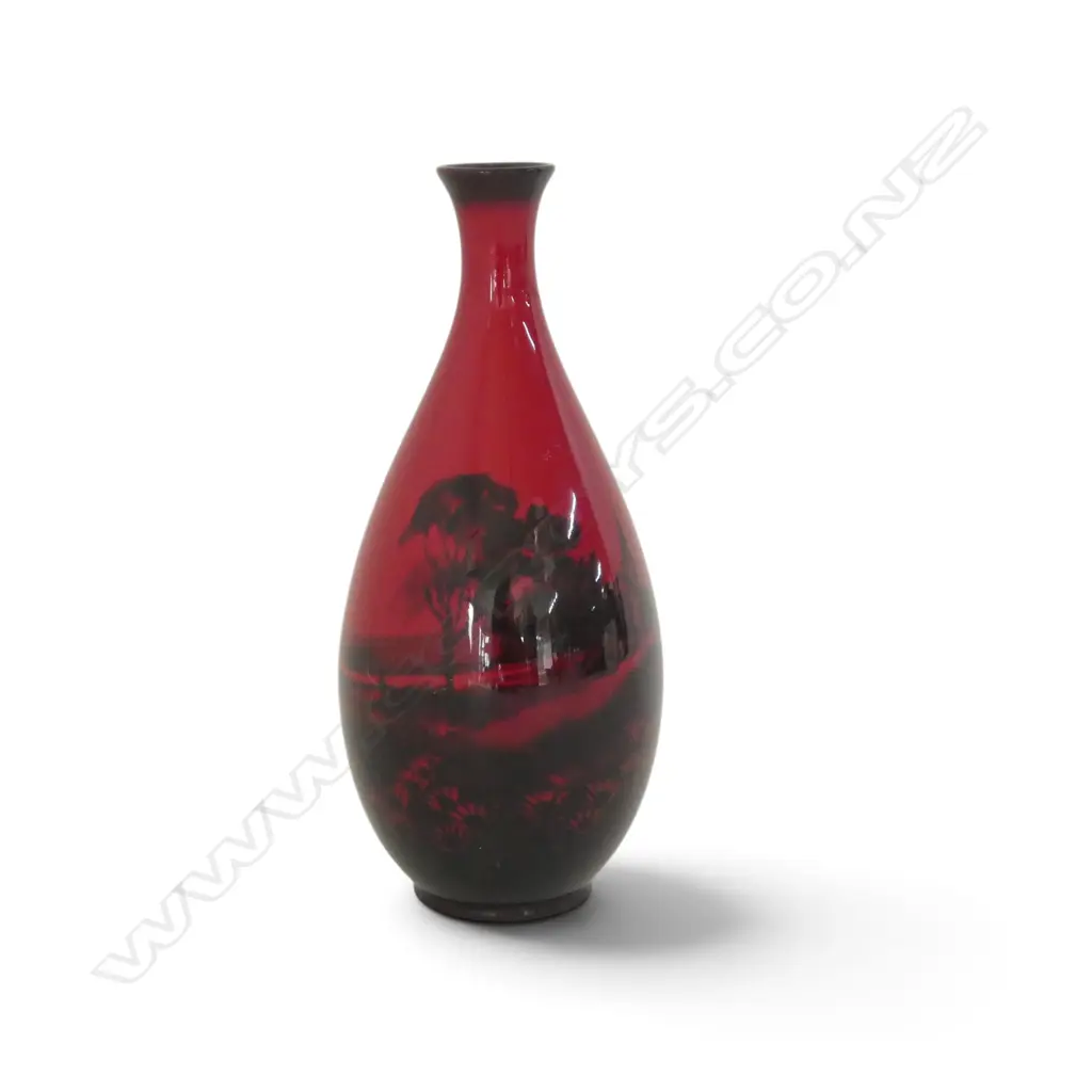 ROYAL DOULTON FLAMBE VASE H.210mm Image 1++