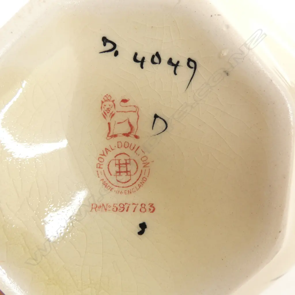 ROYAL DOULTON PANSY SUGAR BOWL, Dia.120mm Image 1++