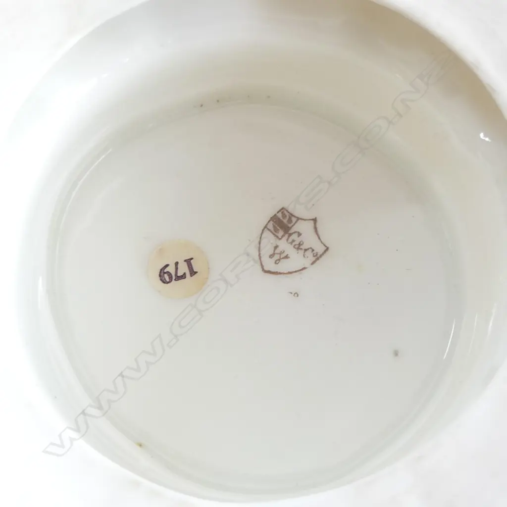 ANTIQUE GEORGE GRAINGER & CO WORCESTER POTPOURRI Dia.135mm Image 1++