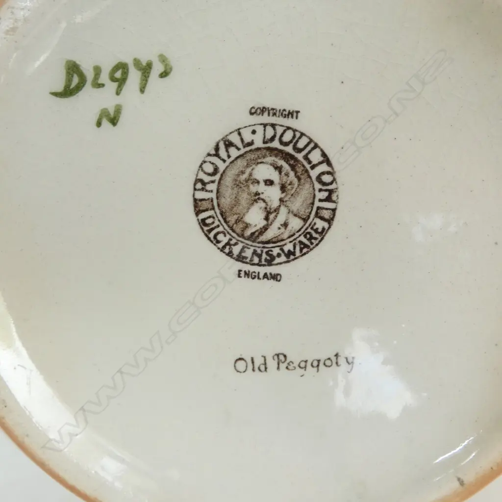 ROYAL DOULTON DICKEN'S WARE BISCUIT BARREL, H.190mm Dia.140mm  Image 1++