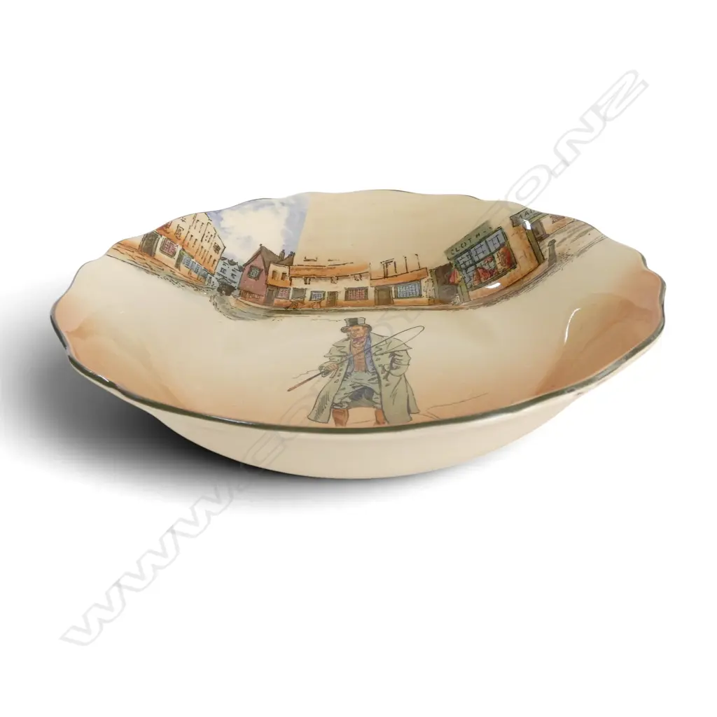 LRG ROYAL DOULTON DICKEN'S WARE BOWL, Dia.230mm Image 1++
