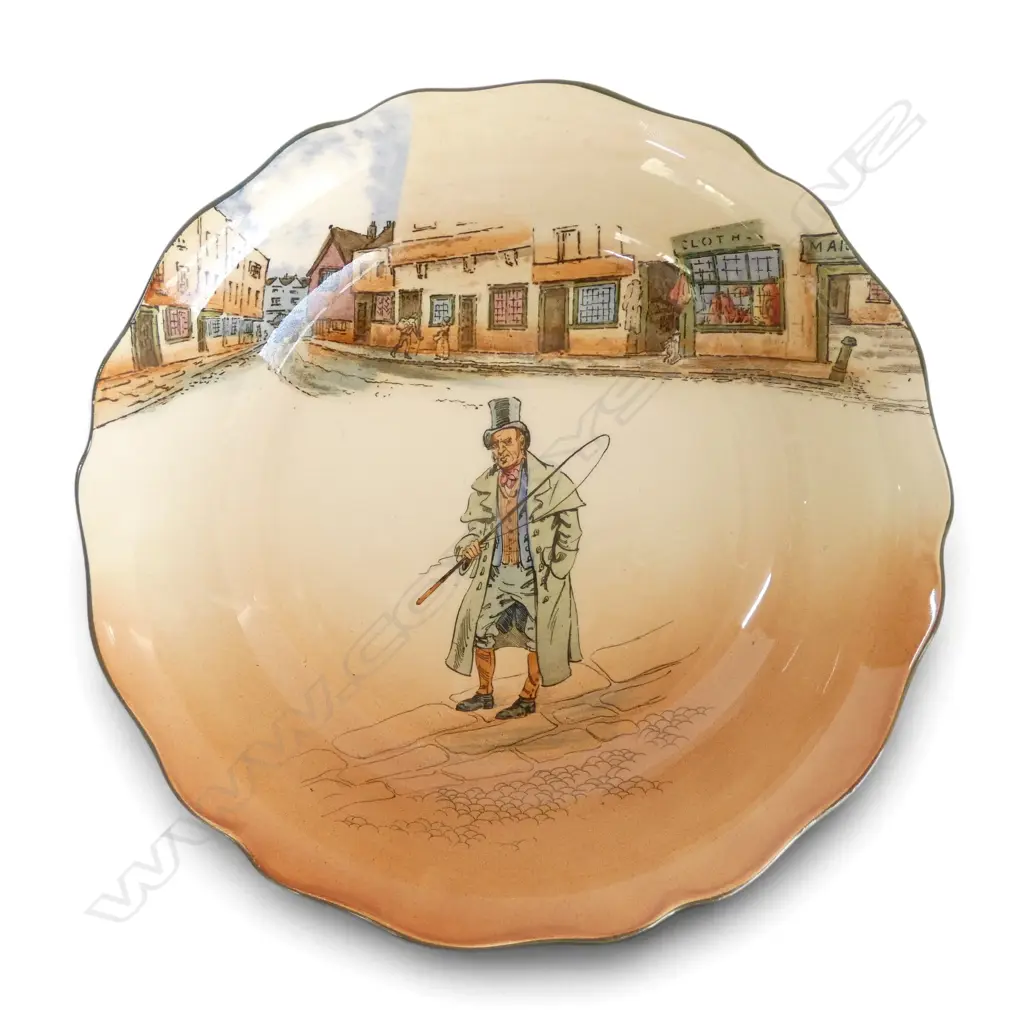 LRG ROYAL DOULTON DICKEN'S WARE BOWL, Dia.230mm Image 1++