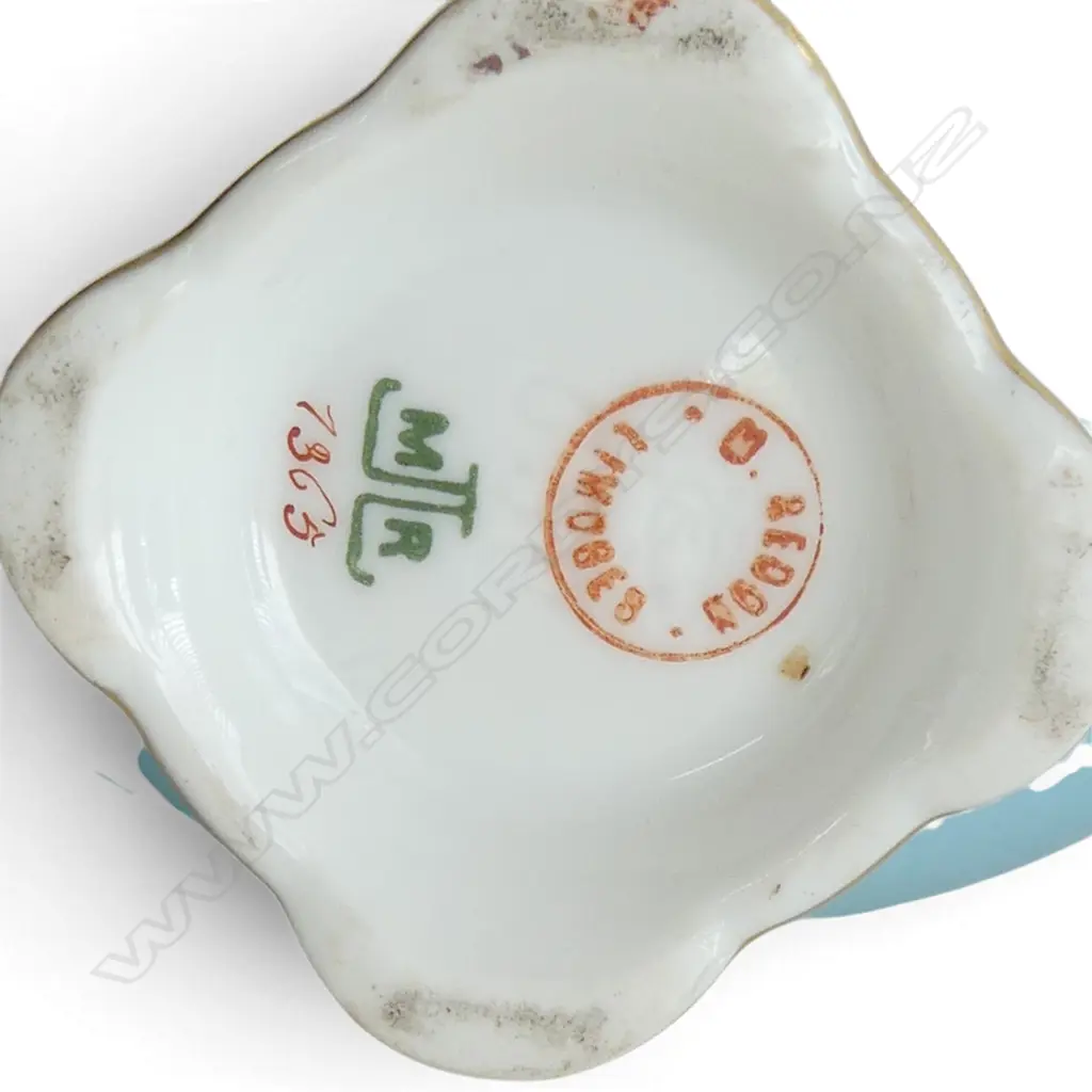PR c.1870 LIMOGE HAND-PAINTED GILT FORAL VASES H.135mm Image 1++
