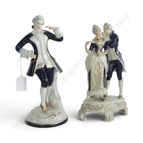 2 ROYAL DUX FIGURINES H.240mm