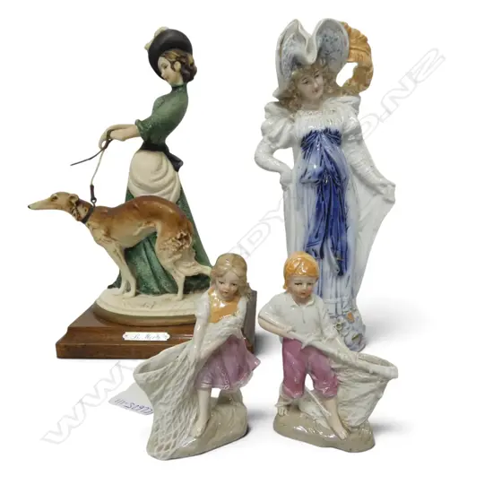 B. MERLI FIGURINE + 3 OTHERS H.220mm