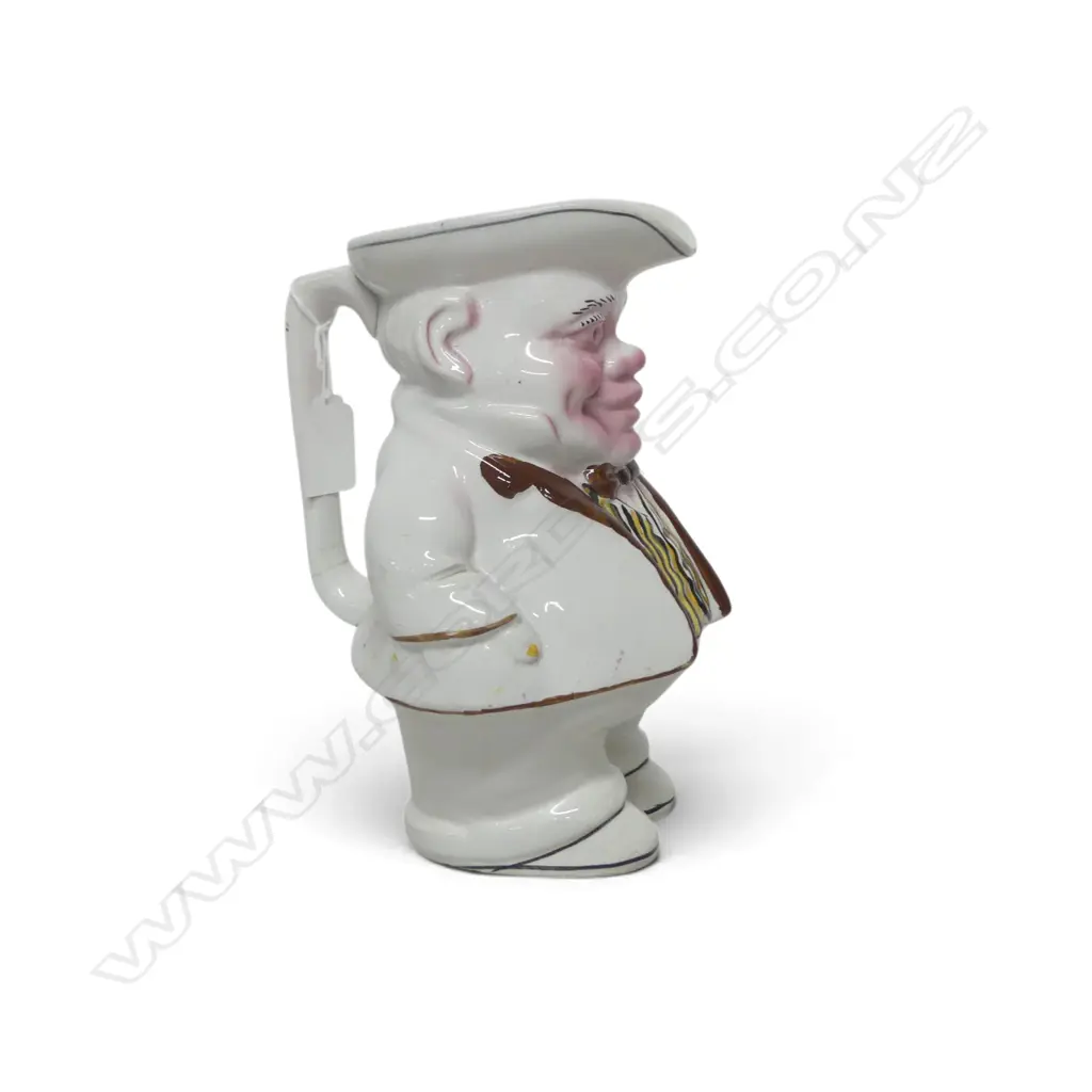 ANTIQUE ENGLISH TOBY JUG hairline crack H.220mm Image 1++