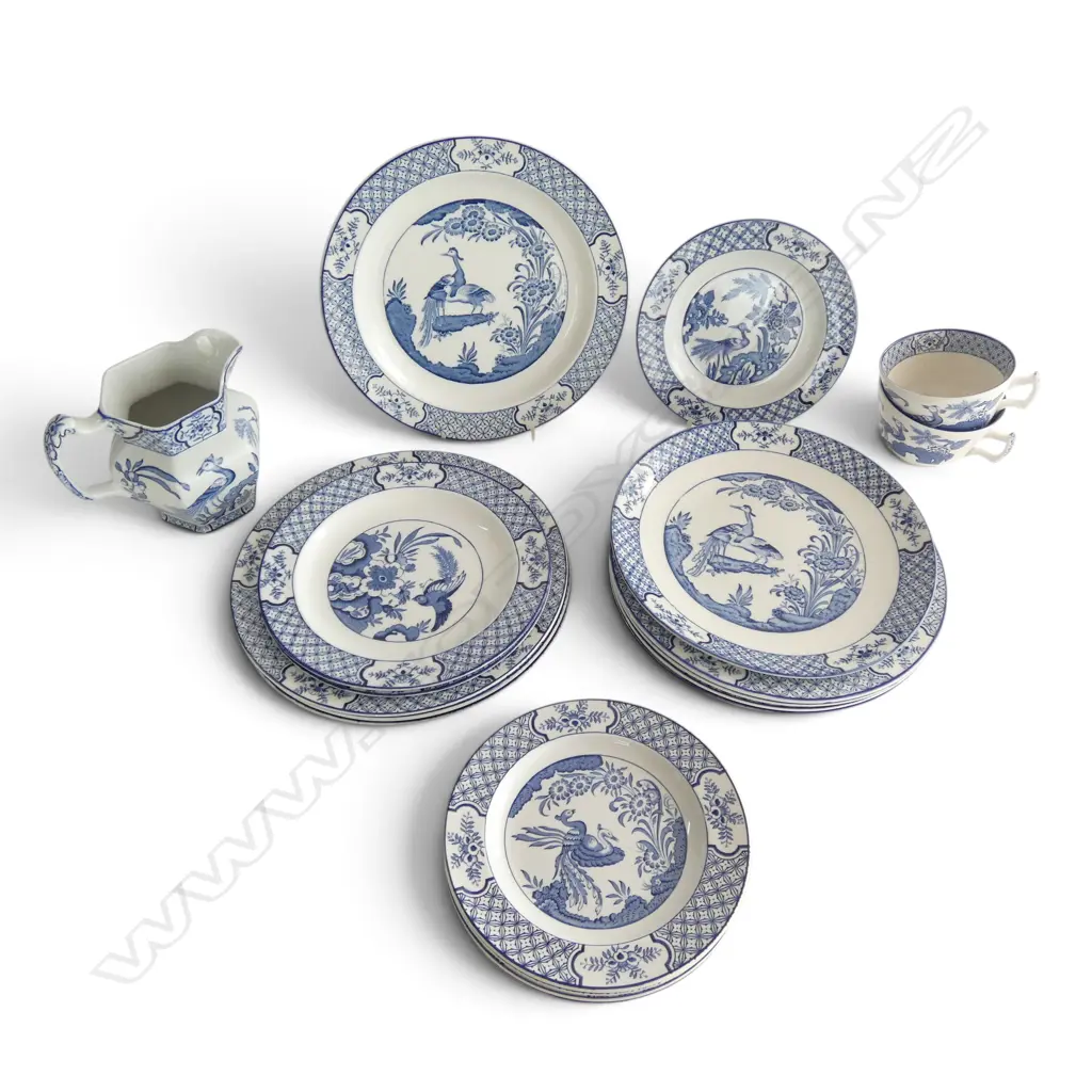 ASST. WOODS & SONS B/W DINNER CHINA Image 1++