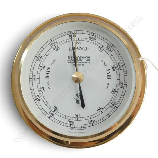 WEMPE GERMANY BAROMETER 110mm dia