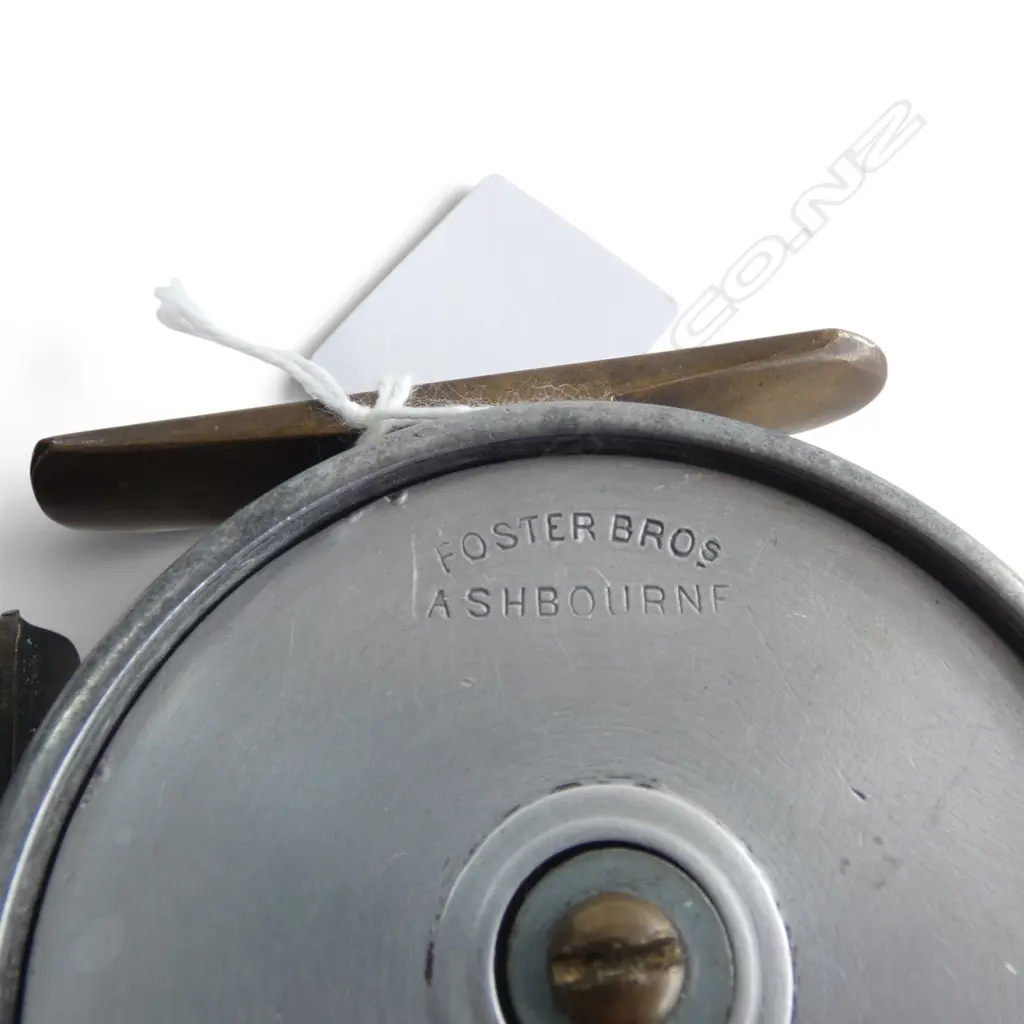 FOSTER BROS ASHBOURNE VINTAGE TROUT REEL &KILLWELL BROWNIE FRESHWATER FISHING REEL DIA95MM Image 1++