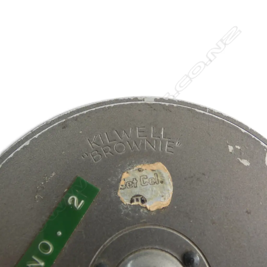 FOSTER BROS ASHBOURNE VINTAGE TROUT REEL &KILLWELL BROWNIE FRESHWATER FISHING REEL DIA95MM Image 1++