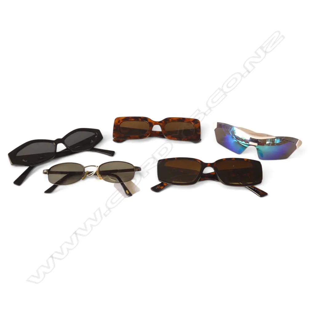 5 PRS SUNGLASSES; RUBI, LE SPECS, SAFILO (PRESCRIPTION), LE TISSIER Image 1++