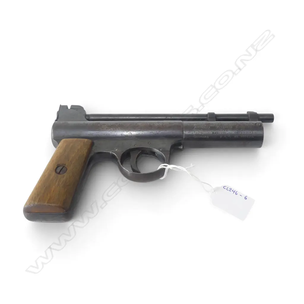 VINTAGE WEBLEY AIR PISTOL. .177 cal. 'MK I'. Serial #36655. w 4 pins on trigger Image 1++