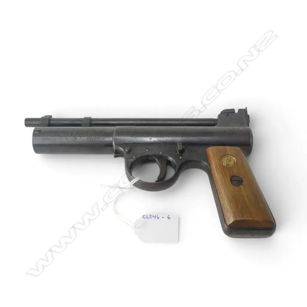 VINTAGE WEBLEY AIR PISTOL. .177 cal. 'MK I'. Serial #36655. w 4 pins on trigger Image 1++