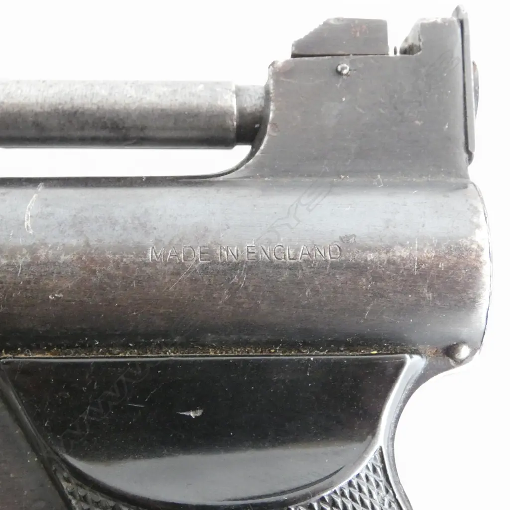 VINTAGE WEBLEY AIR PISTOL. .177 cal. 'MK I' Serial #62927. w 4 pins on trigger Image 1++
