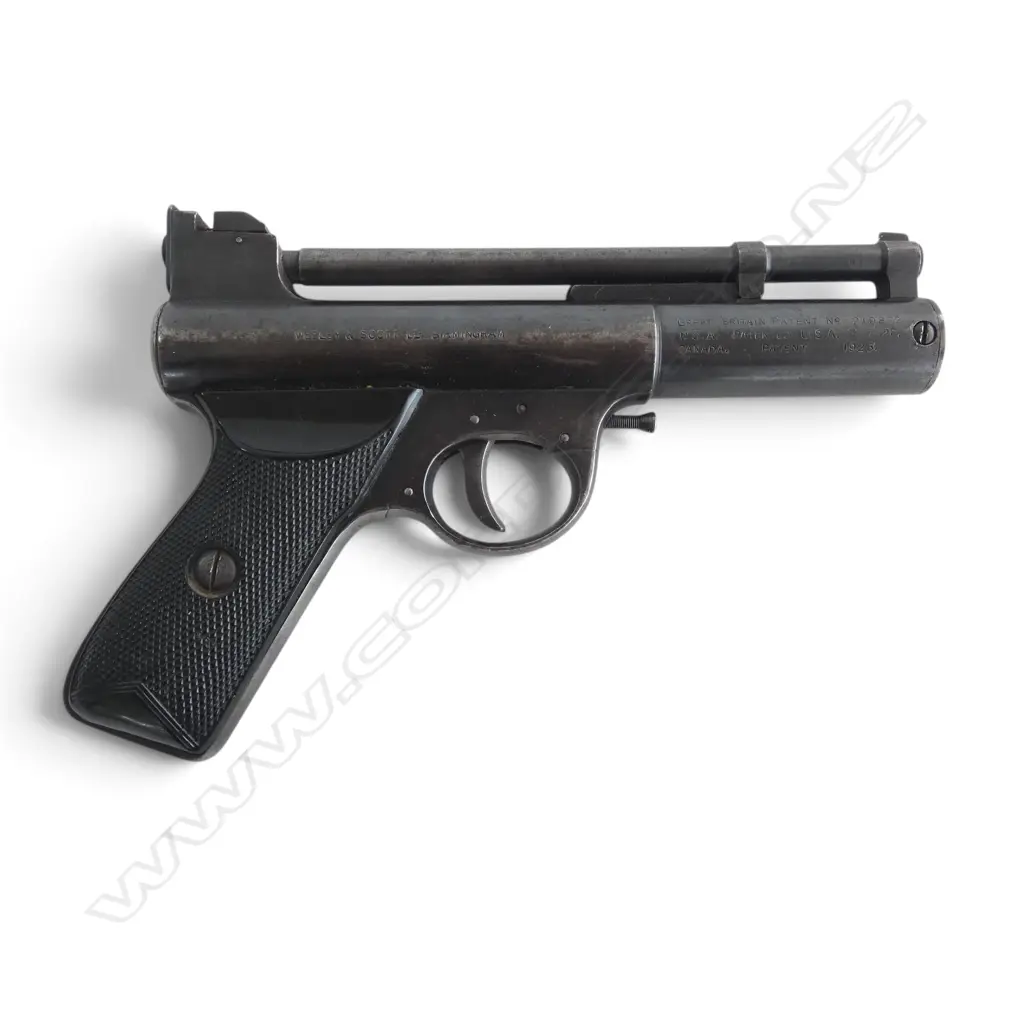 VINTAGE WEBLEY AIR PISTOL. .177 cal. 'MK I' Serial #62927. w 4 pins on trigger Image 1++
