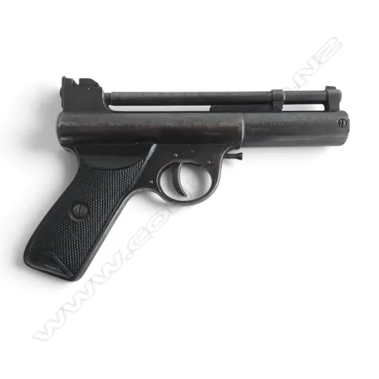 VINTAGE WEBLEY AIR PISTOL. .177 cal. 'MK I' Serial #62927. w 4 pins on trigger