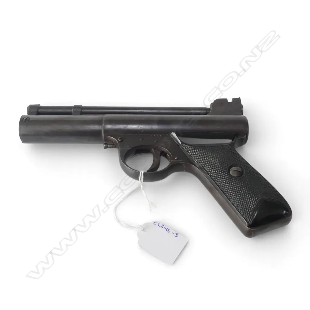 VINTAGE WEBLEY AIR PISTOL. .22 cal. 'MK I' Serial # 61270. w 4 pins on trigger Image 1++