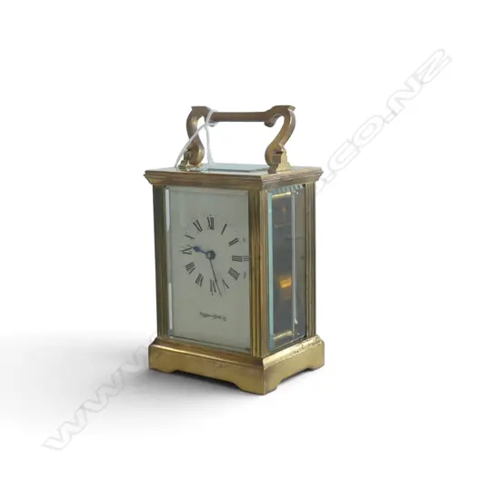 MAPPIN & WEBB CARRIAGE CLOCK H.130mm