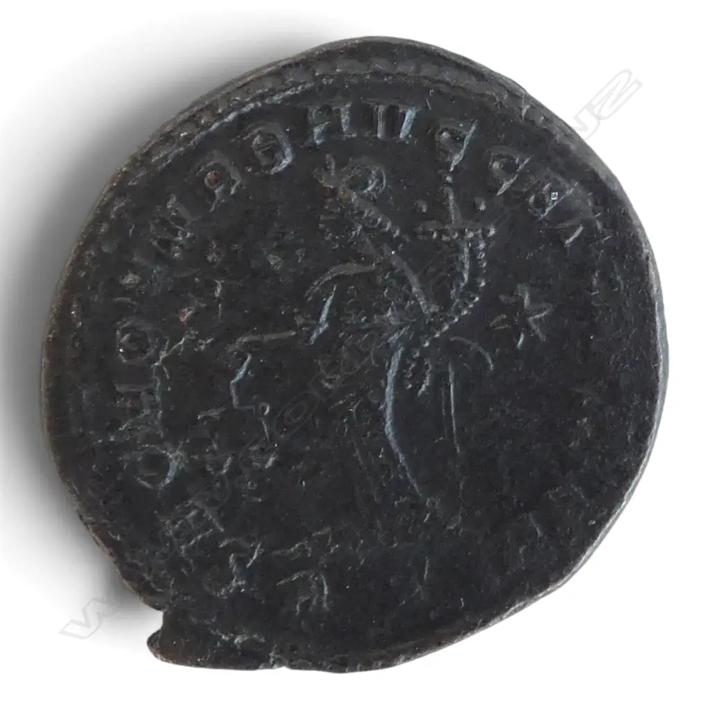 ROMAN COIN CONSTANTIUS I FOLLIS Ae1 AFTER 294 A.D. Image 1++