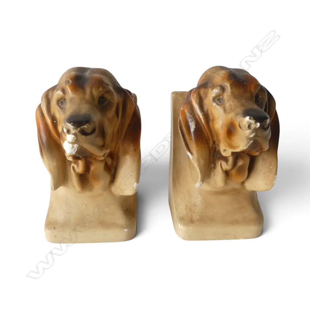 PR HOUND & PR ELEPHANT BOOKSHELF ENDS H.160mm faults Image 1++