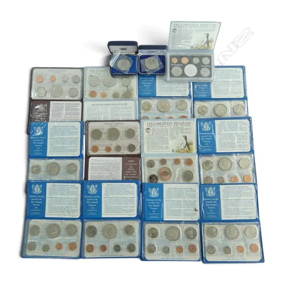 ASST. NEW ZEALAND COIN SETS 