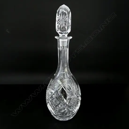 CUT CRYSTAL DECANTER H.360mm