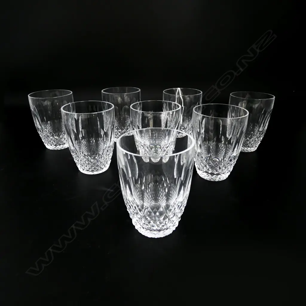 # Waterford crystal set of eight Colleen small tumbler    H.90mm Image 1++