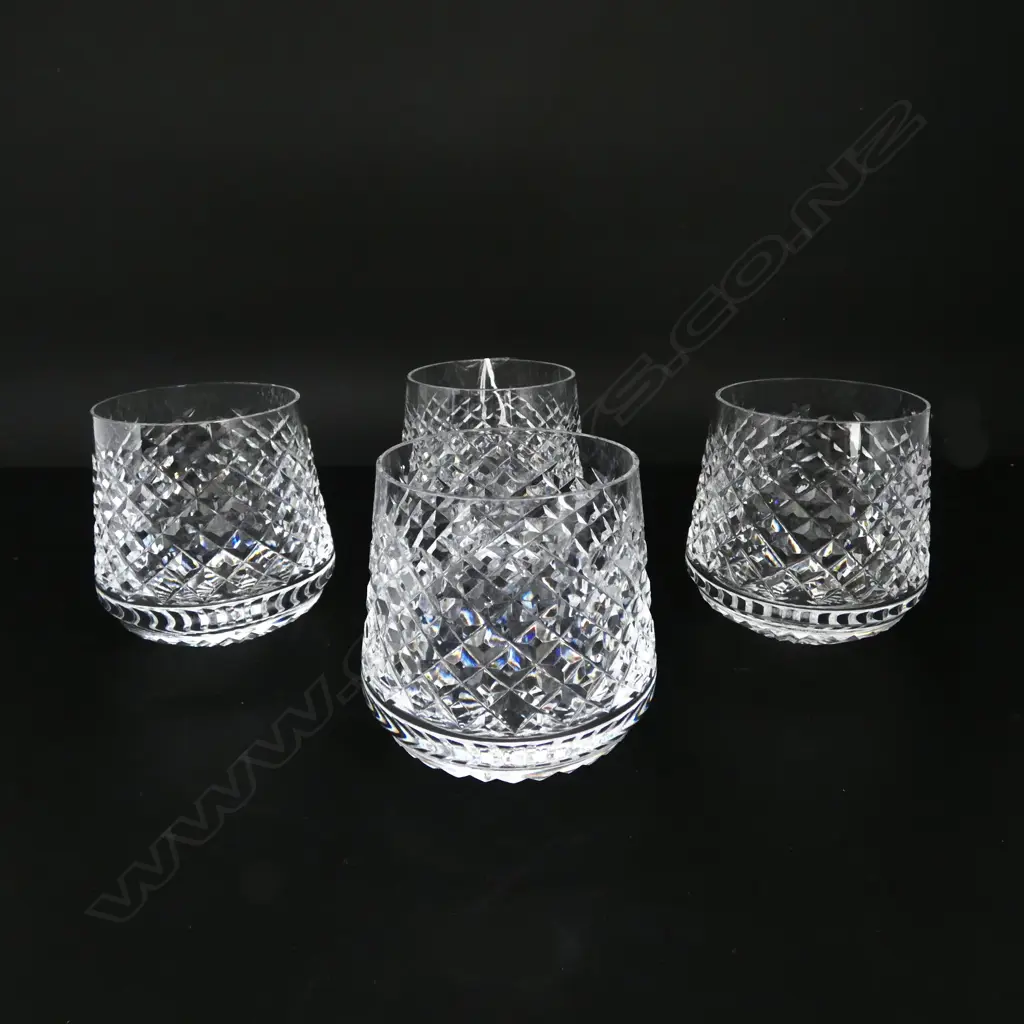 4 WATERFORD TUMBLERS H.85mm Image 1++