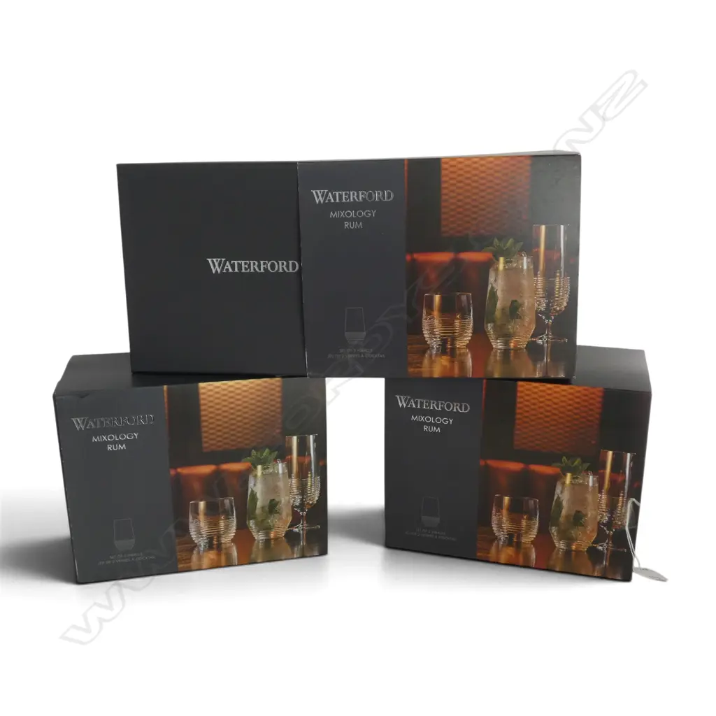 SET 6 WATERFORD 'MIXOLOGY RUM' / HIBALL  GLASSES H. as new in boxes Image 1++