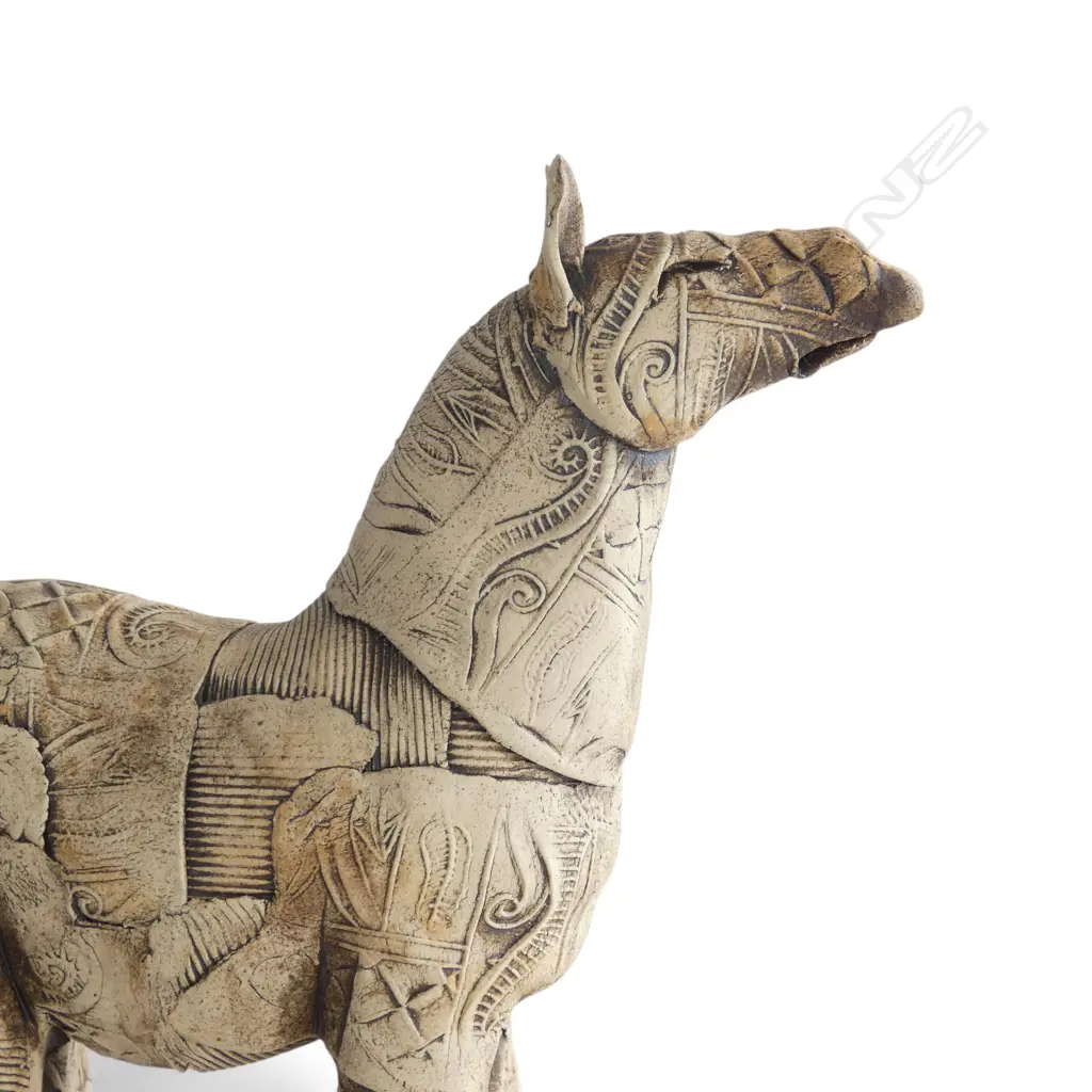 FIONA TUNNICLIFFE STUDIO POTTERY HORSE H.280mm Image 1++