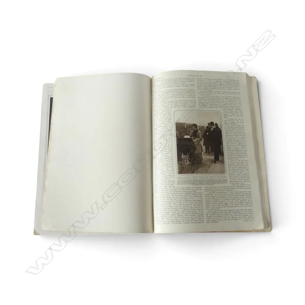 WINSTON CHURCHILL 80th YEAR TRIBUTE 1954 THE ILLUSTRATED LONDON NEWS PUBLICATION Image 1++