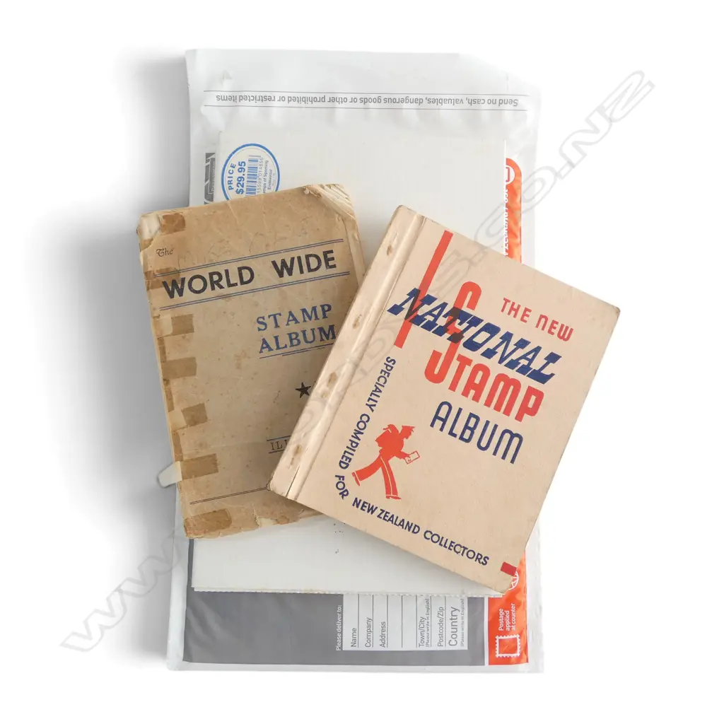 NZ PREDECIMAL SHEETS + PART SHEETS + 2 SMALL STAMP ALBUMS + NZ 'STAMPS OF SPORTING ENDEAVOUR' ALBUM Image 1++