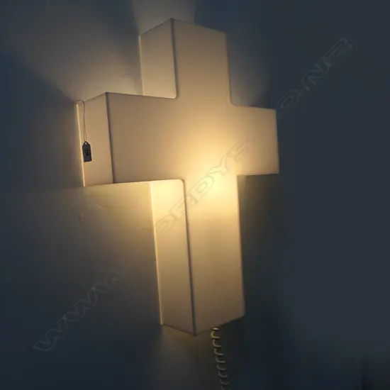 CATHERINE DAVID DESIGNS - KREUZ LAMP IN A CROSS FORM 600 X 450MM (REPAIR)