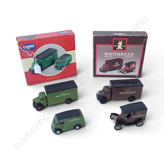 2 BOXED CORGI SETS; WHITEBREAD & BRITISH ROAD SERVICES 
