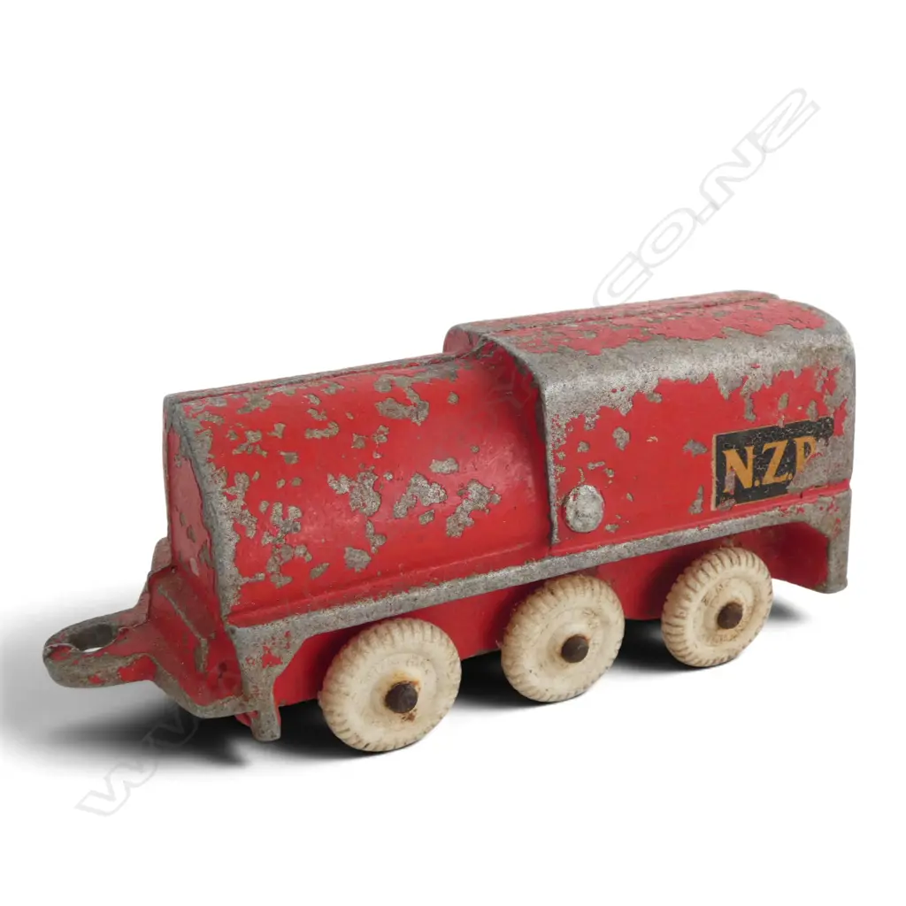 VINTAGE FUN HO! 'NZR' TOY TRAIN L.150mm Image 1++