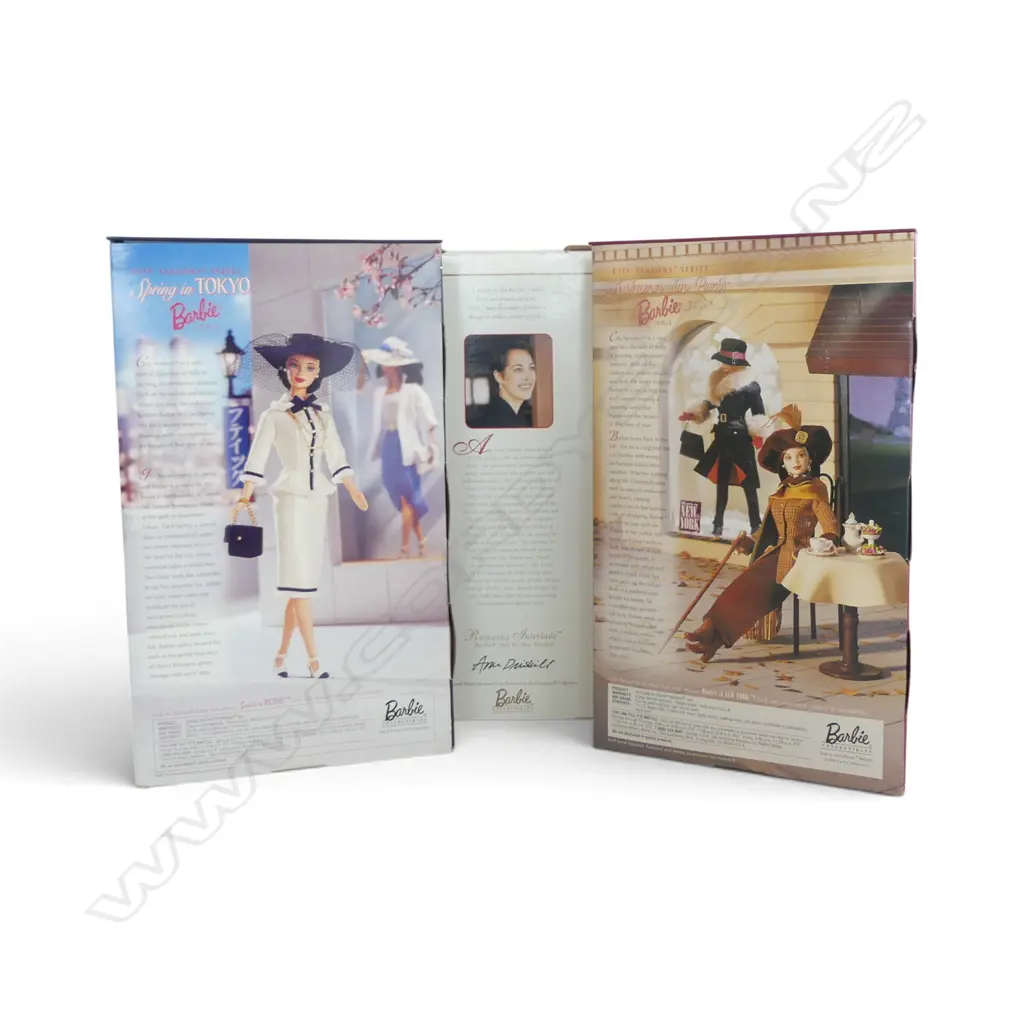 3 BOXED BARBIE DOLLS; SPRING IN TOKYO, AUTUMN IN PARIS, CLASSIQUE 'ROMANTIC INTERLUDE' Image 1++