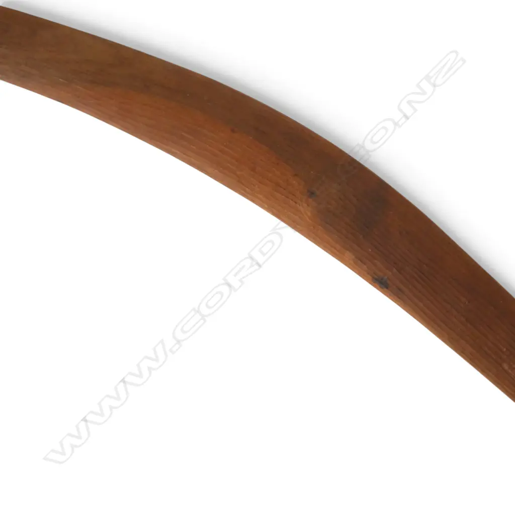 ABORIGINAL BOOMERANG w. labe affixed 'Central Australia' L.825mm Image 1++