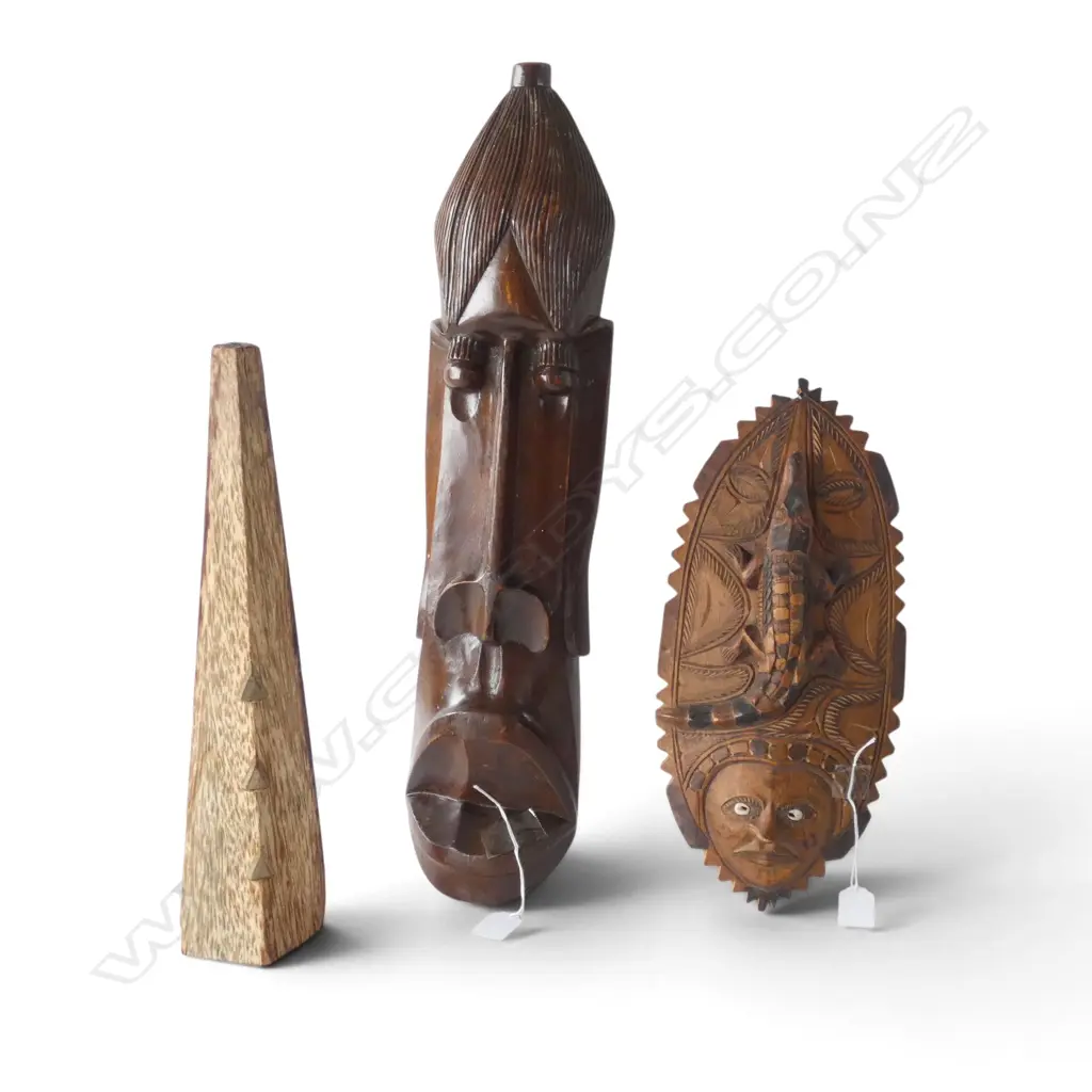 3 TRIBAL PIECES H.580mm Image 1++