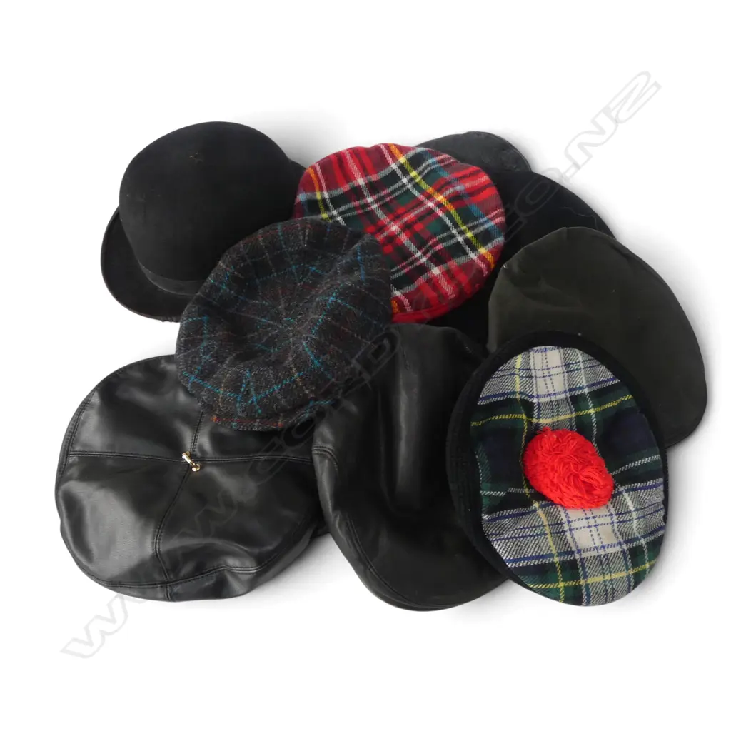 11 HATS - BOWLER HAT (WEAR) & 10 OTHERS, BERETS ETC Image 1++